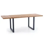 Raztegljiva jedilna miza HORAC . Raztegljiva miza HORAC sledi po svojem dizajnu in kakovosti smernicam najnovejših oblikovalcev pohištva. Kombinacija hrasta