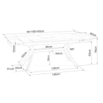 Raztegljiva jedilna miza IMPER . Raztegljiva jedilna miza IMPER je narejena do podrobnosti natančno. Očarali vas bodo njeni prefinjeno narejeni vzorci ter