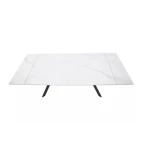 Raztegljiva jedilna miza IMPER . Raztegljiva jedilna miza IMPER je narejena do podrobnosti natančno. Očarali vas bodo njeni prefinjeno narejeni vzorci ter