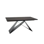 Raztegljiva jedilna miza IVONA . Raztegljiva jedilna miza IVONA, bo prinesla svežino in eleganco v vaš prostor. Narejena je iz kakovostnega kaljenega stekla