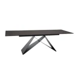 Raztegljiva jedilna miza IVONA . Raztegljiva jedilna miza IVONA, bo prinesla svežino in eleganco v vaš prostor. Narejena je iz kakovostnega kaljenega stekla