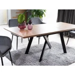 Raztegljiva jedilna miza KREATOR . Raztegljiva jedilna miza KREATOR odlične kvalitete, ki po svoji obliki sledi najsodobnejšim trendom oblikovalcev