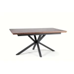 Raztegljiva jedilna miza LORBER . Raztegljiva jedilna miza LORBER predstavlja praktičnost in sodobni pristop k ureditvi jedilnega prostora. Mizna plošča je