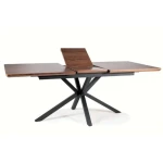 Raztegljiva jedilna miza LORBER . Raztegljiva jedilna miza LORBER predstavlja praktičnost in sodobni pristop k ureditvi jedilnega prostora. Mizna plošča je