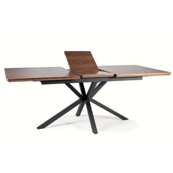 Raztegljiva jedilna miza LORBER Raztegljiva jedilna miza LORBER . Raztegljiva jedilna miza LORBER predstavlja praktičnost in sodobni pristop k ureditvi jedilnega prostora. Mizna plošča je