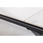 Raztegljiva jedilna miza LORBER - bela mat . Raztegljiva jedilna miza LORBER predstavlja praktičnost in sodobni pristop k ureditvi jedilnega prostora. Mizna