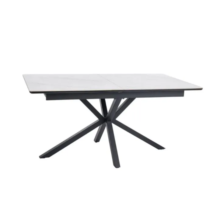 Raztegljiva jedilna miza LORBER - bela mat Raztegljiva jedilna miza LORBER - bela mat . Raztegljiva jedilna miza LORBER predstavlja praktičnost in sodobni pristop k ureditvi jedilnega prostora. Mizna