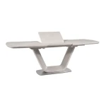 Raztegljiva jedilna miza MANI 4 . Raztegljiva jedilna miza MANI 4 je dobavljiva v sivi mat barvi. Miza je modernega ter elegantnega dizajna, izdelana iz