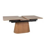 Raztegljiva jedilna miza MONAKO 2 . Raztegljiva jedilna miza MONAKO 2 je elegantna in moderna miza. Miza ima funkcijo raztezanja. Lahko jo imaste zloženo ali