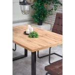 Raztegljiva jedilna miza MOVE . Raztegljiva miza MOVE je kakovostna, stabilna jedilna miza, ki se podaljša za 50 cm. Dimenzije: - D: 135/185 x G: 85 x V: 74