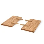 Raztegljiva jedilna miza MOVE . Raztegljiva miza MOVE je kakovostna, stabilna jedilna miza, ki se podaljša za 50 cm. Dimenzije: - D: 135/185 x G: 85 x V: 74