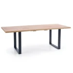 Raztegljiva jedilna miza MOVE . Raztegljiva miza MOVE je kakovostna, stabilna jedilna miza, ki se podaljša za 50 cm. Dimenzije: - D: 135/185 x G: 85 x V: 74