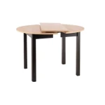 Raztegljiva jedilna miza OLMA . Raztegljiva jedilna miza OLMA je narejena iz laminirane plošče. Vložek 40x102 cm je shranjen ločeno. Dobavljiva je v hrastu