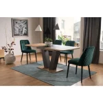 Raztegljiva jedilna miza PLUTON . Raztegljiva jedilna miza PLUTON je eleganten kos pohištva. Miza je narejena iz kakovostnih materialov. Plošča in okvir sta