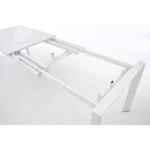 Raztegljiva jedilna miza SAFORD . Raztegljiva miza SAFORD je kakovostna miza iz kovine in MDF plošče. Miza je elegantna in klasična. Dimenzije: - D: 130/250