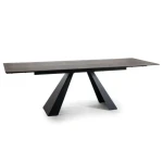 Raztegljiva jedilna miza SALVADOR 2 . Raztegljiva jedilna miza SALVADOR 2 predstavlja praktičnost in sodobni pristop k ureditvi jedilnega prostora. Mizna