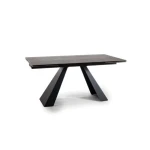 Raztegljiva jedilna miza SALVADOR 2 . Raztegljiva jedilna miza SALVADOR 2 predstavlja praktičnost in sodobni pristop k ureditvi jedilnega prostora. Mizna