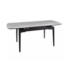 Raztegljiva jedilna miza SENTI 2 . Raztegljiva jedilna miza SENTI je narejena do podrobnosti natančno. Očarali vas bodo njeni prefinjeno narejeni vzorci ter