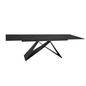 Raztegljiva jedilna miza SOFY . Raztegljiva jedilna miza SOFY, bo prinesla svežino in eleganco v vaš prostor. Narejena je iz kakovostnega kaljenega stekla in