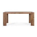 Raztegljiva jedilna miza SUNDERLAND 175-265X90 je narejena iz lesa in ima naravno končno oblogo. Ima dva nastavka za jo podaljšati po 45 cm. Material: - Les