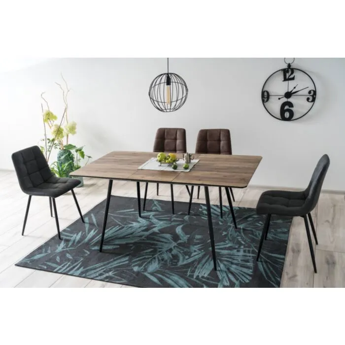 Raztegljiva jedilna miza SURA oreh . Raztegljiva jedilna miza SURA oreh, je praktična in trpežna miza, primerna za jedilnico ali pa tudi druge prostore v