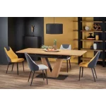 Raztegljiva jedilna miza TAJ . Raztegljiva jedilna miza TAJ, bo prinesla svežino in eleganco v vaš prostor. Mizna plošča je narejena iz kakovostnega MDF-ja