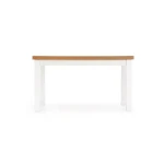 Raztegljiva jedilna miza TIGO . Raztegljiva miza TIGO je kakovostna masivna jedilna miza, ki se lahko podaljša za kar 80 cm. V vašem domu nikoli več ne bo