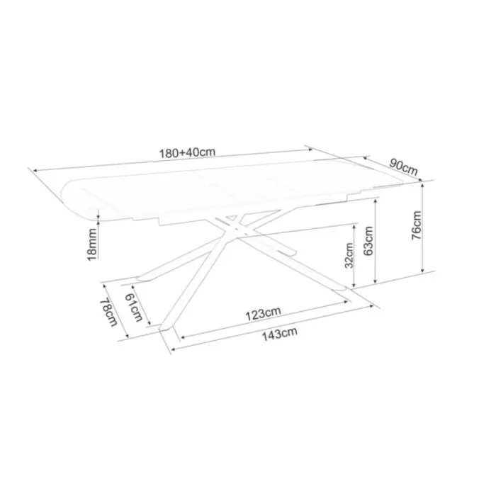 Raztegljiva jedilna miza VEKTOR Raztegljiva jedilna miza VEKTOR . Raztegljiva jedilna miza VEKTOR je narejena do podrobnosti natančno. Očarali vas bodo njeni prefinjeno narejeni vzorci ter