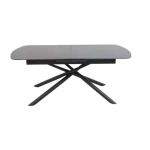 Raztegljiva jedilna miza VEKTOR . Raztegljiva jedilna miza VEKTOR je narejena do podrobnosti natančno. Očarali vas bodo njeni prefinjeno narejeni vzorci ter