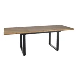 Raztegljiva kuhinjska miza BERTO . Raztegljiva kuhinjska miza BERTO, je popolen kos pohištva, ki popestri vašo jedilnico. Mizna plošča je narejena iz