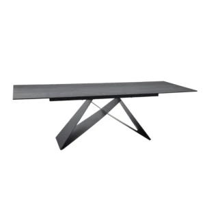 Raztegljiva kuhinjska miza JANI . Raztegljiva kuhinjska miza JANI, bo prinesla svežino in eleganco v vaš prostor. Narejena je iz kakovostnega kaljenega