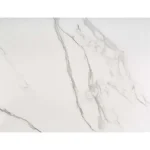 Raztegljiva miza ZARA, v kombinaciji belega marmorja in bele barve, popestri vsak prostor. Mizna plošča je narejena iz sintran kamna. Sintran kamen je