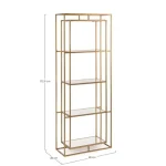 Regal 4P ELENOR . Regal 4P ELENOR je eleganten kos pohištva, ki popestri vaš prostor. Njen poseben dizajn vas bo navdušil, saj prinese vašemu prostoru