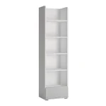 Regal ALBA, je eleganten kos pohištva, ki popestri vaš prostor. Izdelan je iz MDF-ja in opremljen z ABS robovi. Regal ima veliko prostorov za shranjevanje in