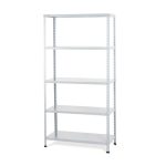 REGAL AR SHELVING 180X90X30 CM 5P/70KG BEL KOVINSKA POLICA