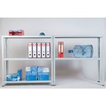REGAL AR SHELVING 180X90X40 CM, 5 POLIC 100 KG/POLICO, SIV - slika 12