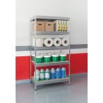 REGAL AR SHELVING 192X100X50 CM, 5 POLICE 300 KG/POLICO, GALVA - slika 4