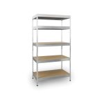 REGAL AR SHELVING 192X100X50 CM 5P/300KG GALVA