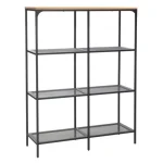 Regal KAI, je eleganten in kakovosten kos pohištva. Narejen je iz laminirane plošče, ogrodje je narejeno iz kovine. S svojo obliko je zelo priročen. Je v