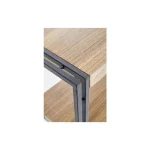 Regal MATEJ je eleganten in funkcionalen kos pohištva. Izdelan je iz MDF-ja in kovine, v sodobni kombinaciji zlate hrastove barve in črnih detajlov. Ta regal