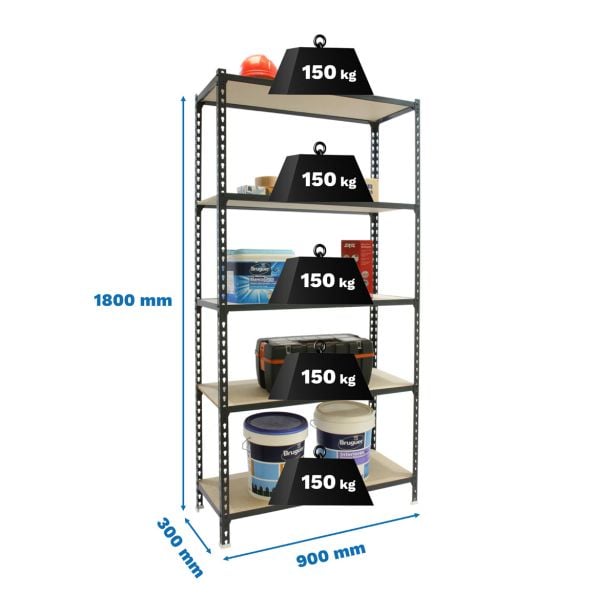 regal-simonrack-180x90x30-cm-5p150kg-antracit-maderclick-3366535-3 REGAL SIMONRACK 180X90X30 CM 5P/150KG ANTRACIT MADERCLICK - slika 9