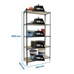 REGAL SIMONRACK WOODCLICK 5/400 ANTRACIT/LES - slika 6