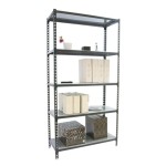 REGAL SIMONRACK 180X90X50 CM 5P/180KG ANTRACIT / GALVA - slika 3