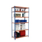 REGAL SIMONRACK 250X110X50 CM 6P/200KG MODRA ORANŽNA SIMONCLICK - slika 2