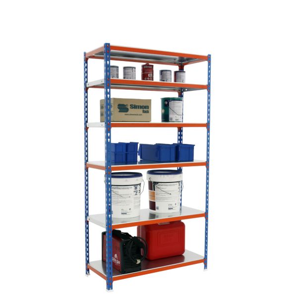 regal-simonrack-250x110x50-cm-6p200kg-modra-oranzna-simonclick-3414888-1 REGAL SIMONRACK 250X110X50 CM 6P/200KG MODRA ORANŽNA SIMONCLICK - slika 2