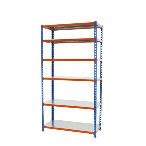 REGAL SIMONRACK 250X110X50 CM 6P/200KG MODRA ORANŽNA SIMONCLICK REGAL SIMONRACK 250X110X50 CM 6P/200KG MODRA ORANŽNA SIMONCLICK