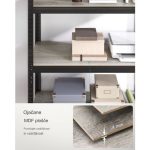 REGAL SONGMICS 150X75X30 CM 5P/130KG GLR030B1 NARAVNO RJAV - slika 7