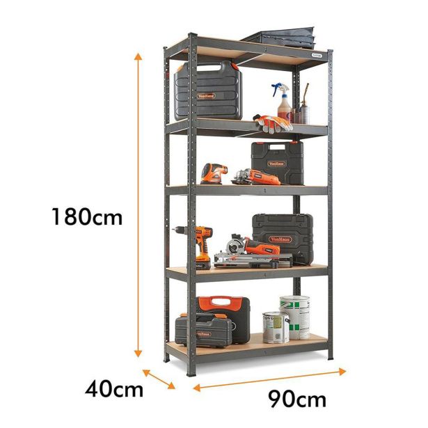 regal-vonhaus-180x90x40-cm-5p175kg-mdf-antracit-3432815-1 REGAL VONHAUS 5 POLIČNI MDF 1.8M - slika 11