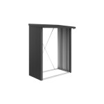 REGAL ZA DRVA BIOHORT 157X102 CM WOODSTOCK V150 METALIK TEMNO SIVA