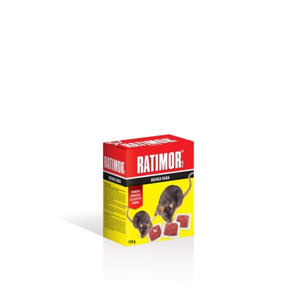 RODENTICID RATIMOR PLUS MEHKA VABA 150G RODENTICID RATIMOR PLUS MEHKA VABA 150G